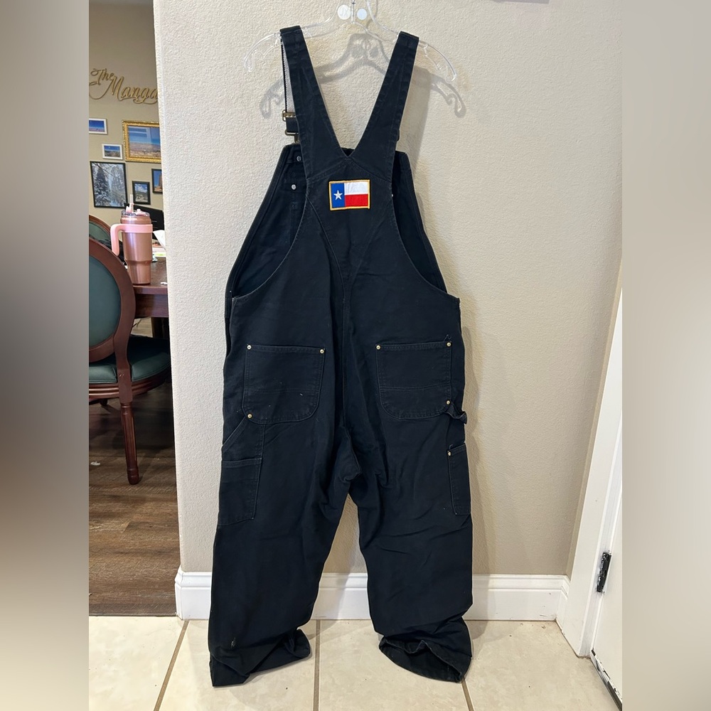 Carhartt Men’s Bib Overall - Relaxed Fit - Duck 40x30 - Picture 4 of 5
